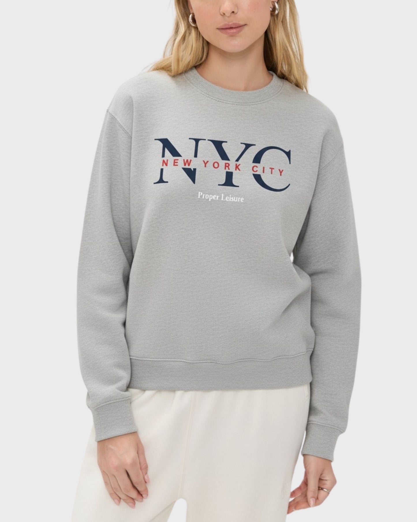 NYC City Stripe Sweatshirt
