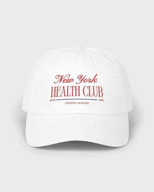 New York Health Club Hat - White
